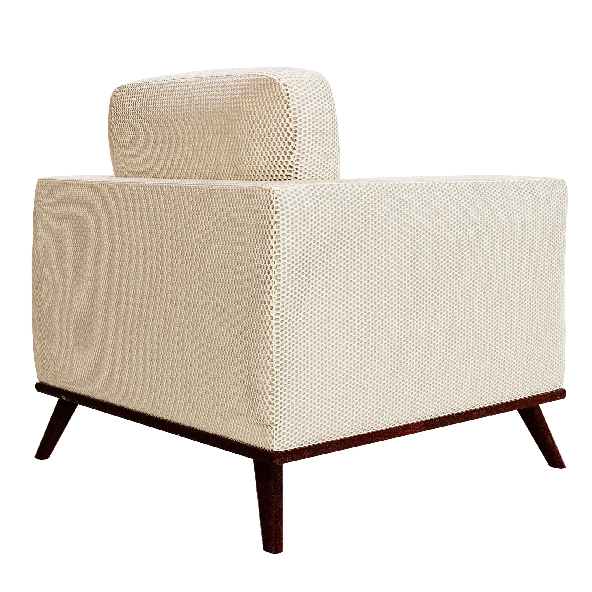 Chester Modern Leather Accent Arm Chair With Birch Wood Base - Elax Furniture