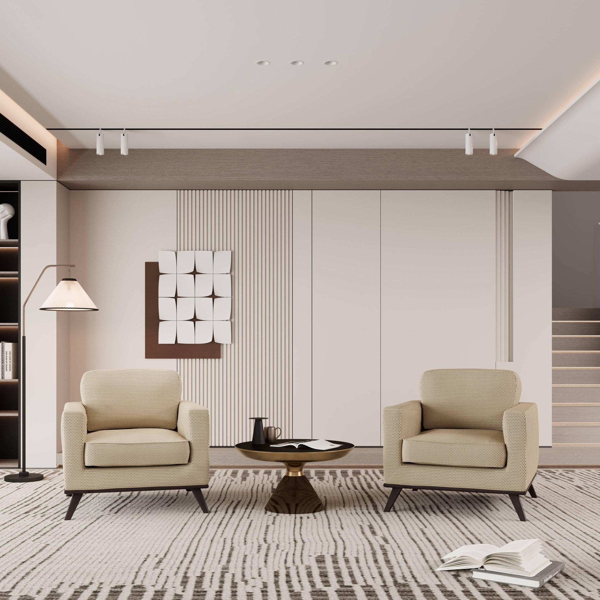 Chester Modern Leather Accent Arm Chair With Birch Wood Base - Elax Furniture