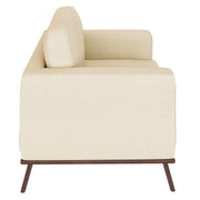 Chester Modern Leather Accent Arm Chair With Birch Wood Base - Elax Furniture