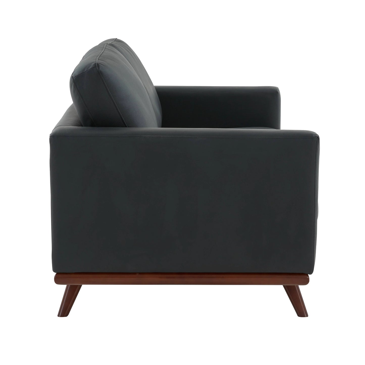 Birch Wood Base Leather/Mesh Loveseat - Chester Collection - Elax Furniture