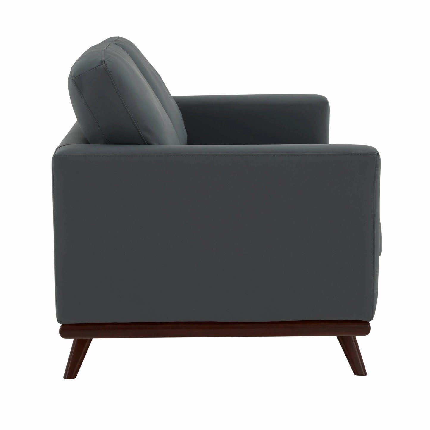 Birch Wood Base Leather/Mesh Loveseat - Chester Collection - Elax Furniture