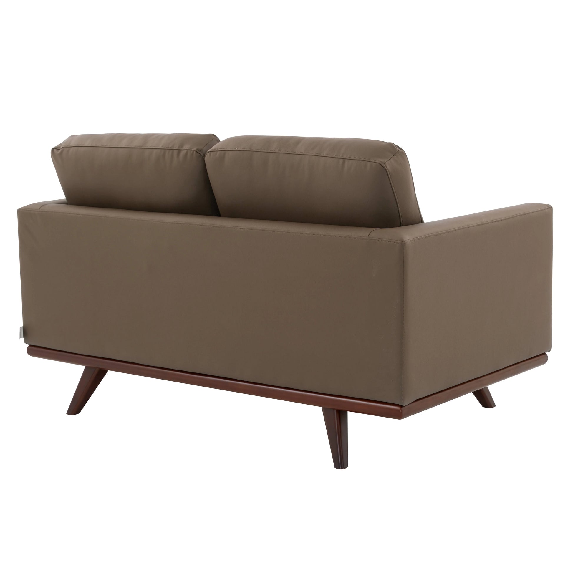 Birch Wood Base Leather/Mesh Loveseat - Chester Collection - Elax Furniture