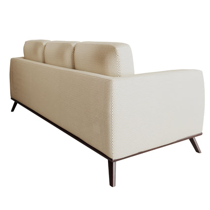 Chester 3-Seater Leather Full Size Sofa in Birch Wood Base - Elax Furniture