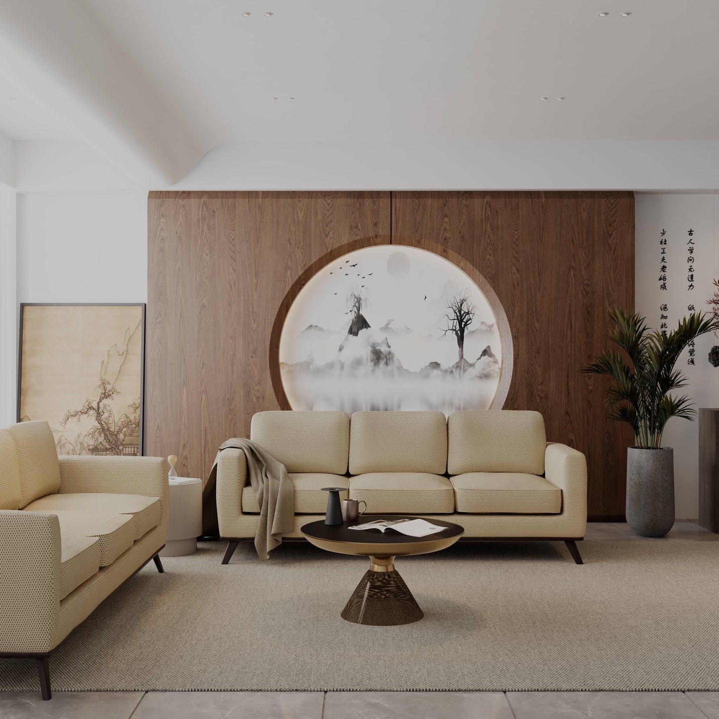 Chester 3-Seater Leather Full Size Sofa in Birch Wood Base - Elax Furniture