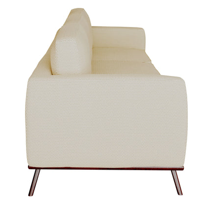 Chester 3-Seater Leather Full Size Sofa in Birch Wood Base - Elax Furniture