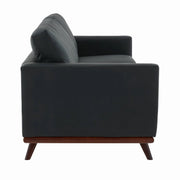 Chester 3-Seater Leather Full Size Sofa in Birch Wood Base - Elax Furniture