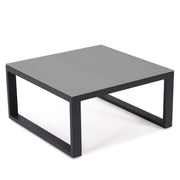 Chelsea Black Sectional With Adjustable Headrest & Coffee Table With Two Tone Cushions - Elax Furniture
