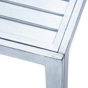 Chelsea 7-Piece Patio Sectional And Coffee Table Set In Weathered Grey Aluminum With Cushions - Elax Furniture