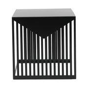 Cisco Modern Square Steel Side Table with Powder Coated Finish - Elax Furniture
