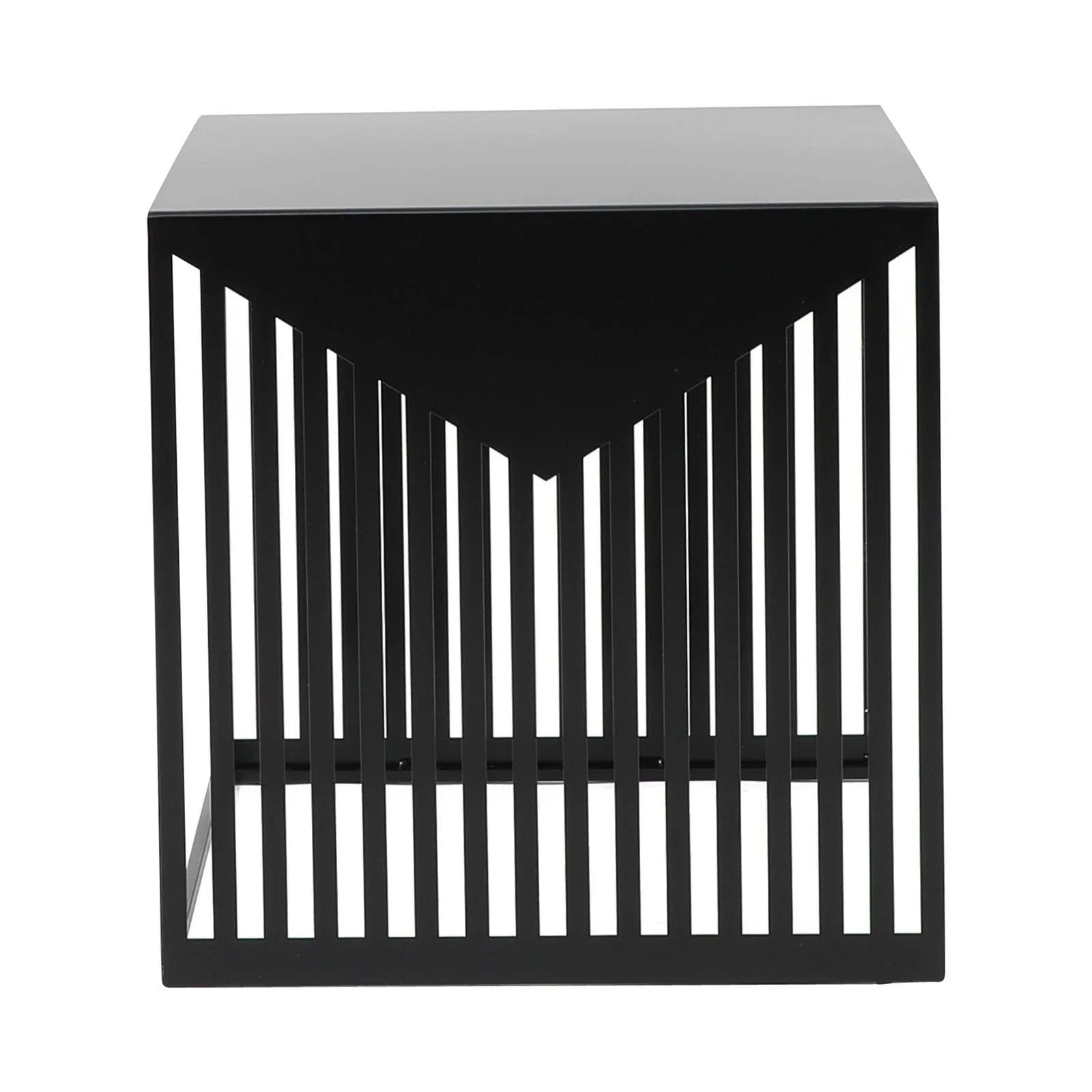 Cisco Modern Square Steel Side Table with Powder Coated Finish - Elax Furniture