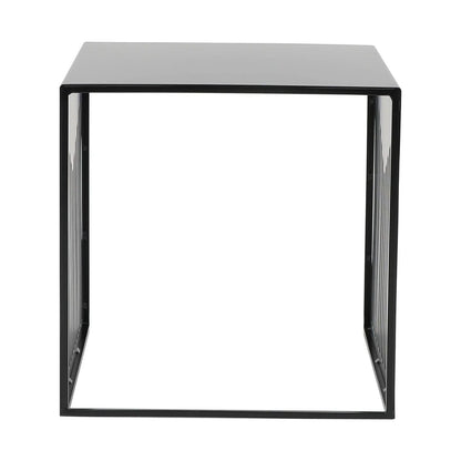 Cisco Modern Square Steel Side Table with Powder Coated Finish - Elax Furniture
