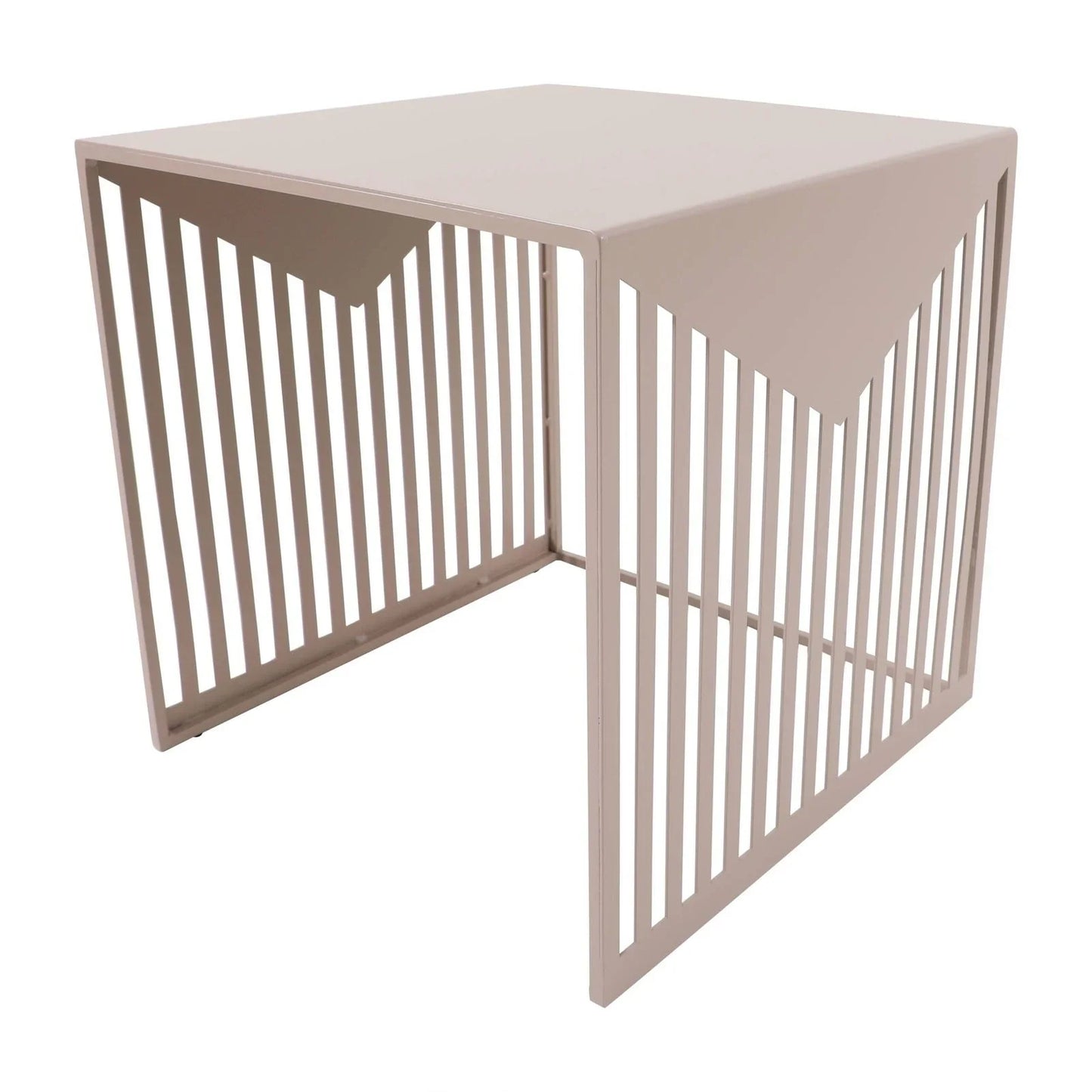 Cisco Modern Square Steel Side Table with Powder Coated Finish - Elax Furniture