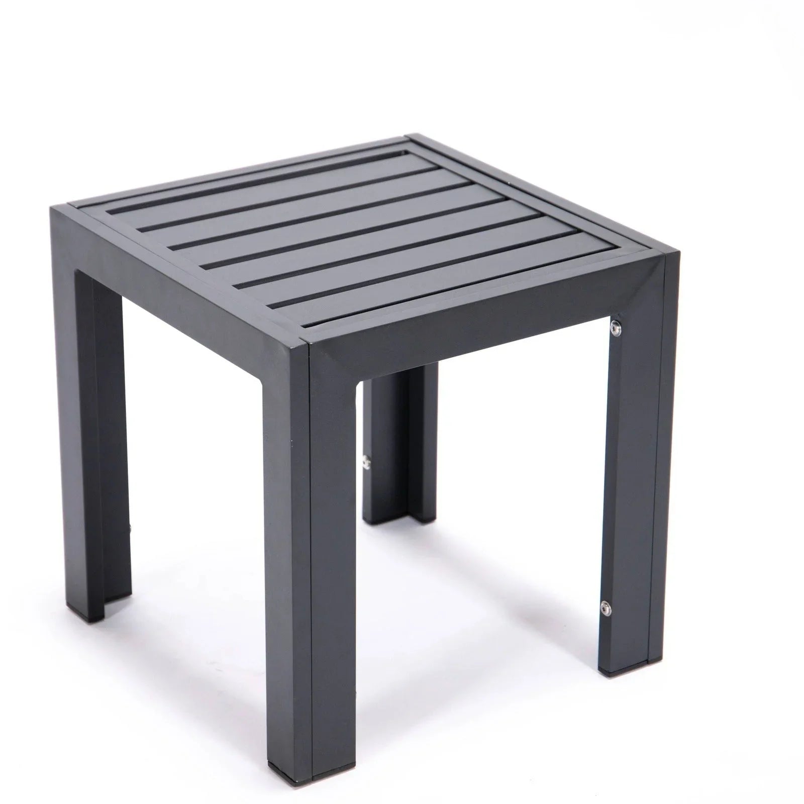 Chelsea Modern Aluminum Patio Side Table - Elax Furniture
