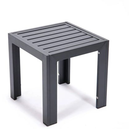 Chelsea Modern Aluminum Patio Side Table - Elax Furniture