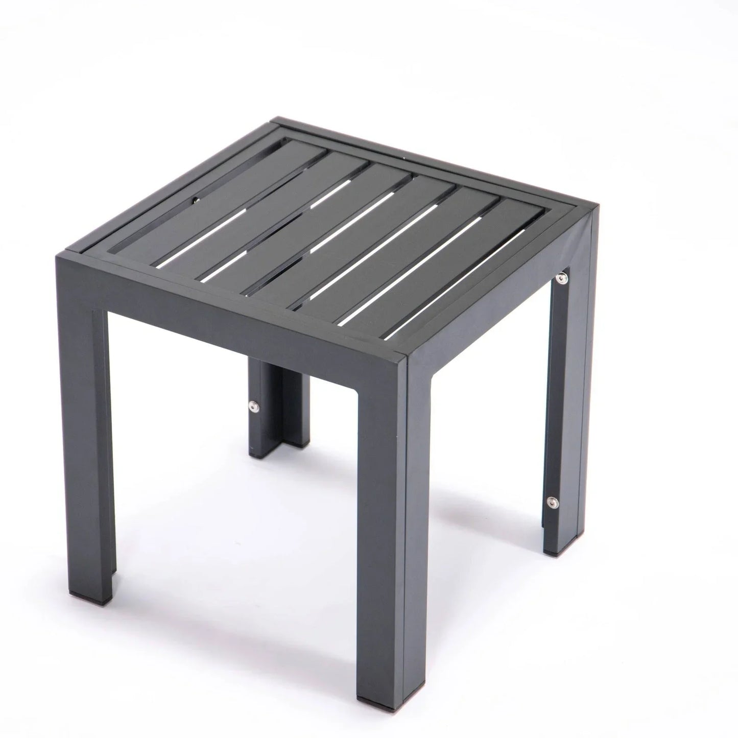 Chelsea Modern Aluminum Patio Side Table - Elax Furniture