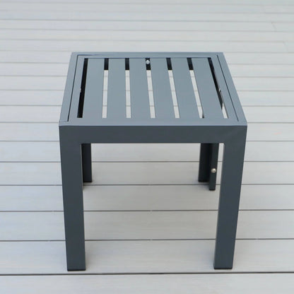 Chelsea Modern Aluminum Patio Side Table - Elax Furniture