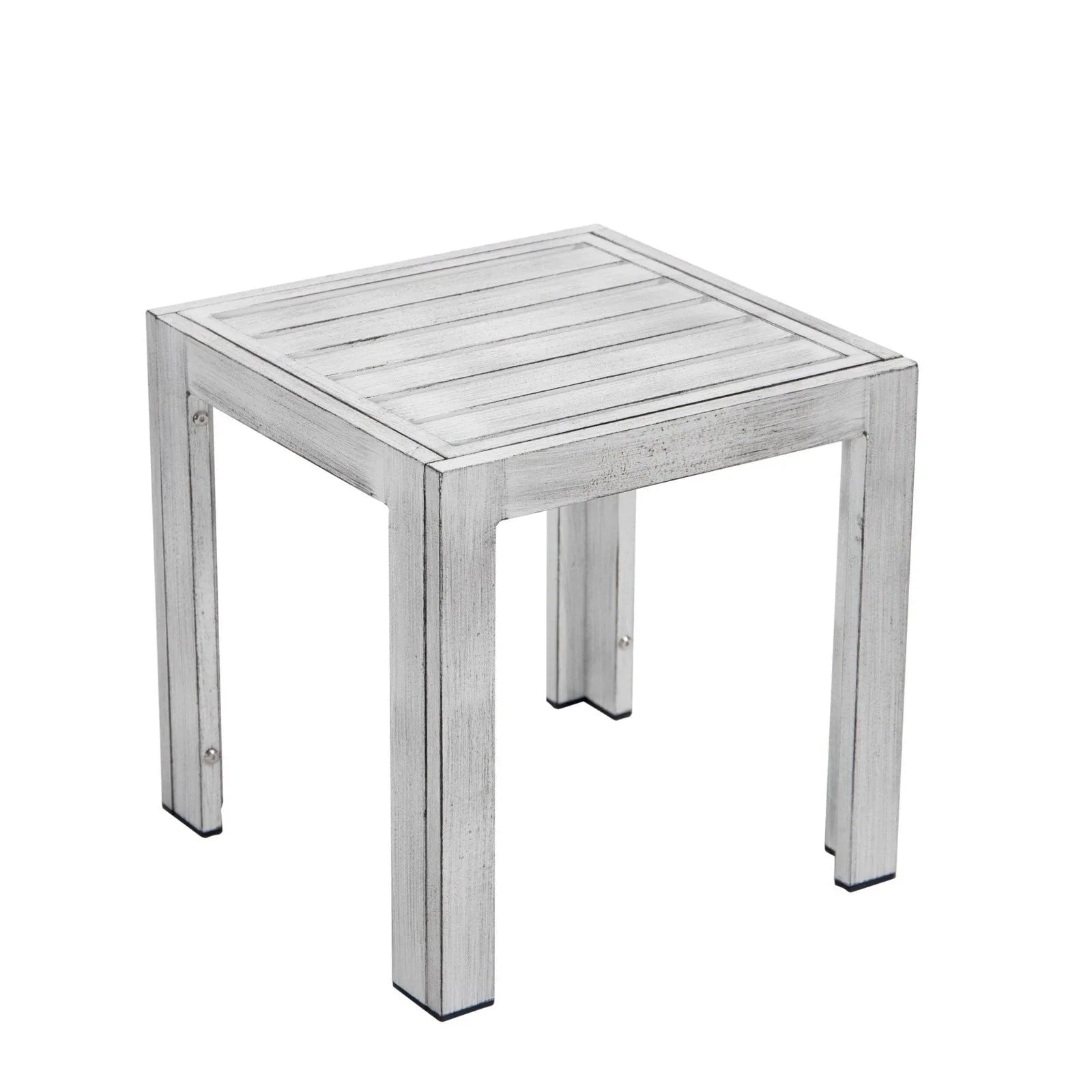 Chelsea Modern Aluminum Patio Side Table - Elax Furniture