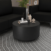 Terra 36" Round Coffee Table in Fiberstone for Indoor and Outdoor
