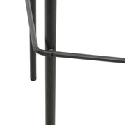 Devon Aluminum Indoor Outdoor Bar Stool with Powder Coated Frame and Footrest - Elax Furniture
