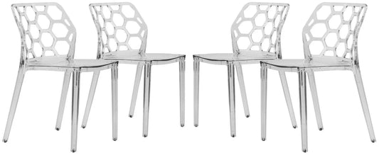 Modern Dynamic Dining Chair Set of 4 - Elax Furniture