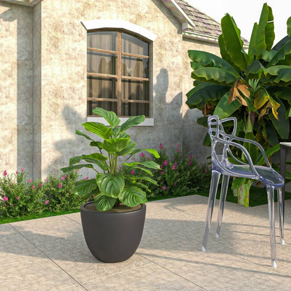 Dahlia Modern Fiberstone and MgO Clay Planter Pot for Indoor and Outdoor - Elax Furniture