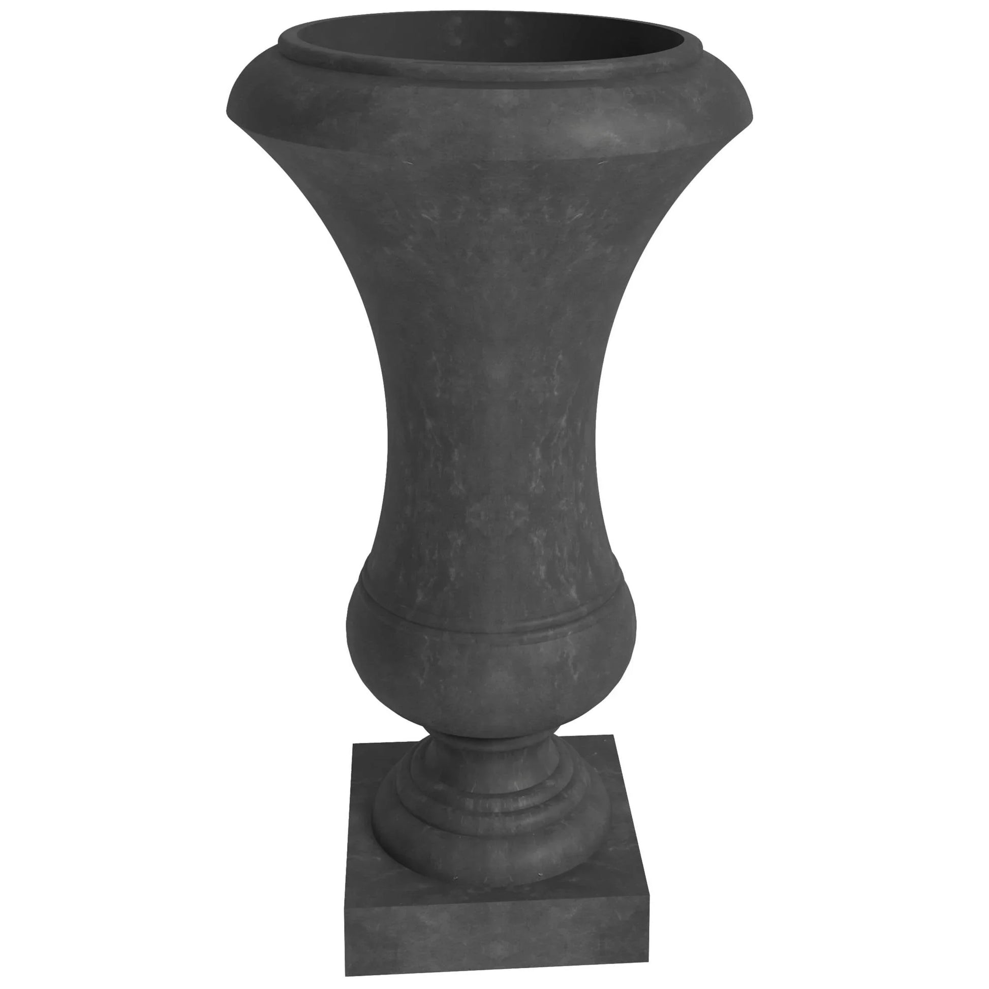 Daisy Fiberstone and Clay Urn Planter with Drainage Holes for Indoor and Outdoor - Elax Furniture