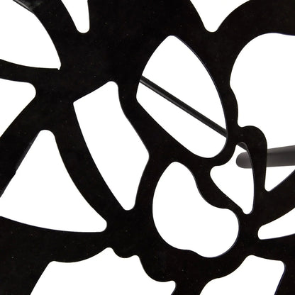 Devon 7-Piece Outdoor Dining Set: Aluminum Table with Glass Top & 6 Stackable Flower Chairs - Elax Furniture