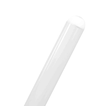 Ervilla Modern Wicker Bar Stool with Fabric Seat and White Powder Coated Steel Frame - Elax Furniture