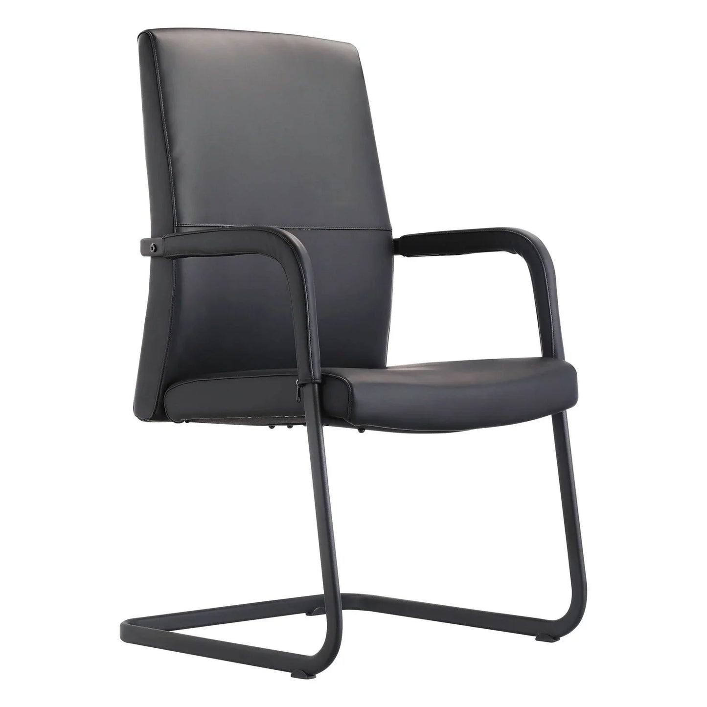 Evander Leather Office Chair With Aluminum Frame - Elax Furniture