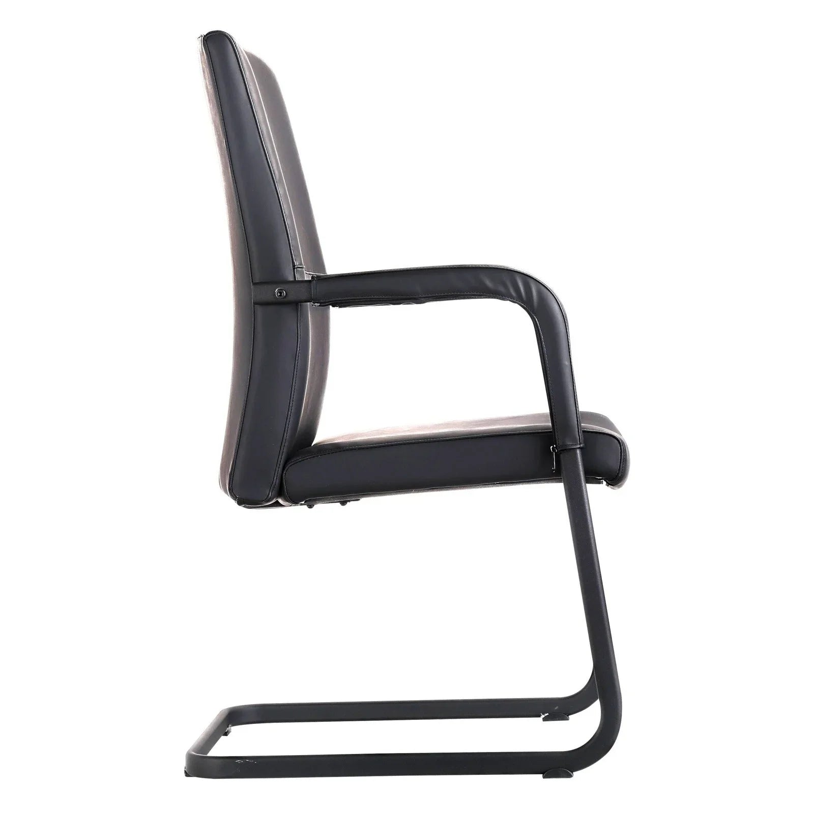 Evander Leather Office Chair With Aluminum Frame - Elax Furniture