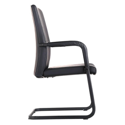 Evander Leather Office Chair With Aluminum Frame - Elax Furniture