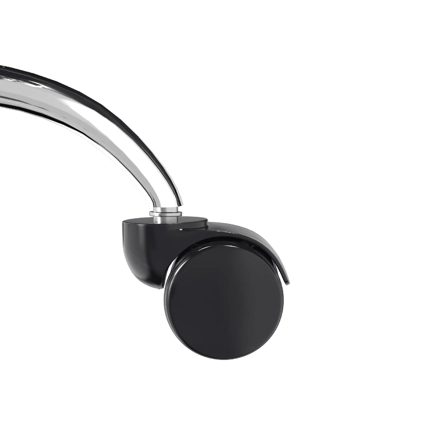 Evander Modern Swivel Office Chair in Faux Leather with Adjustable Height and Silver Frame - Elax Furniture