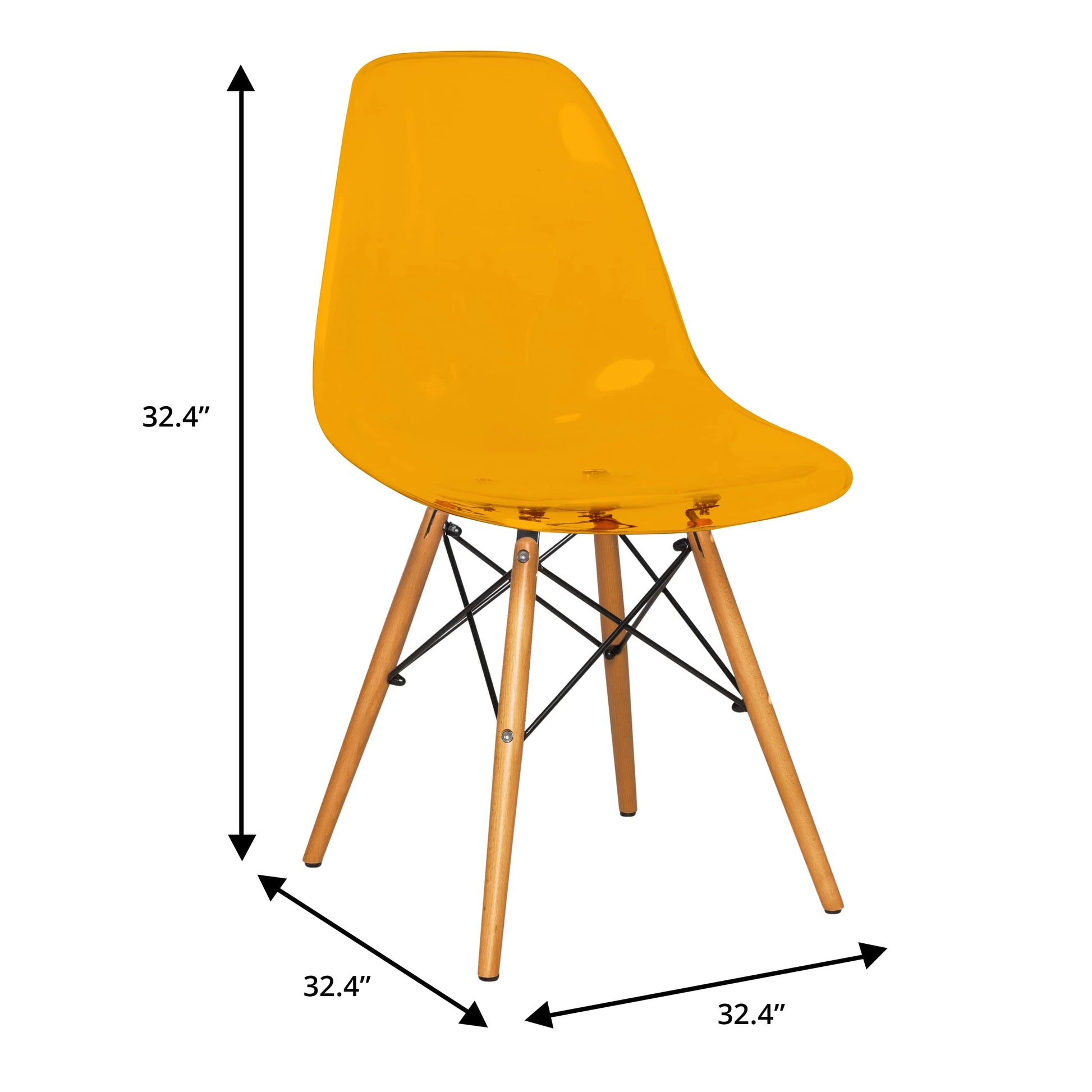Dover 3-Piece Dining Set with Round White MDF Top Bistro Table and 2 Plastic Chairs - Elax Furniture
