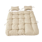 Modern Upholstered 2 Person Hanging Egg Swing Cushion with Headrest - Elax Furniture