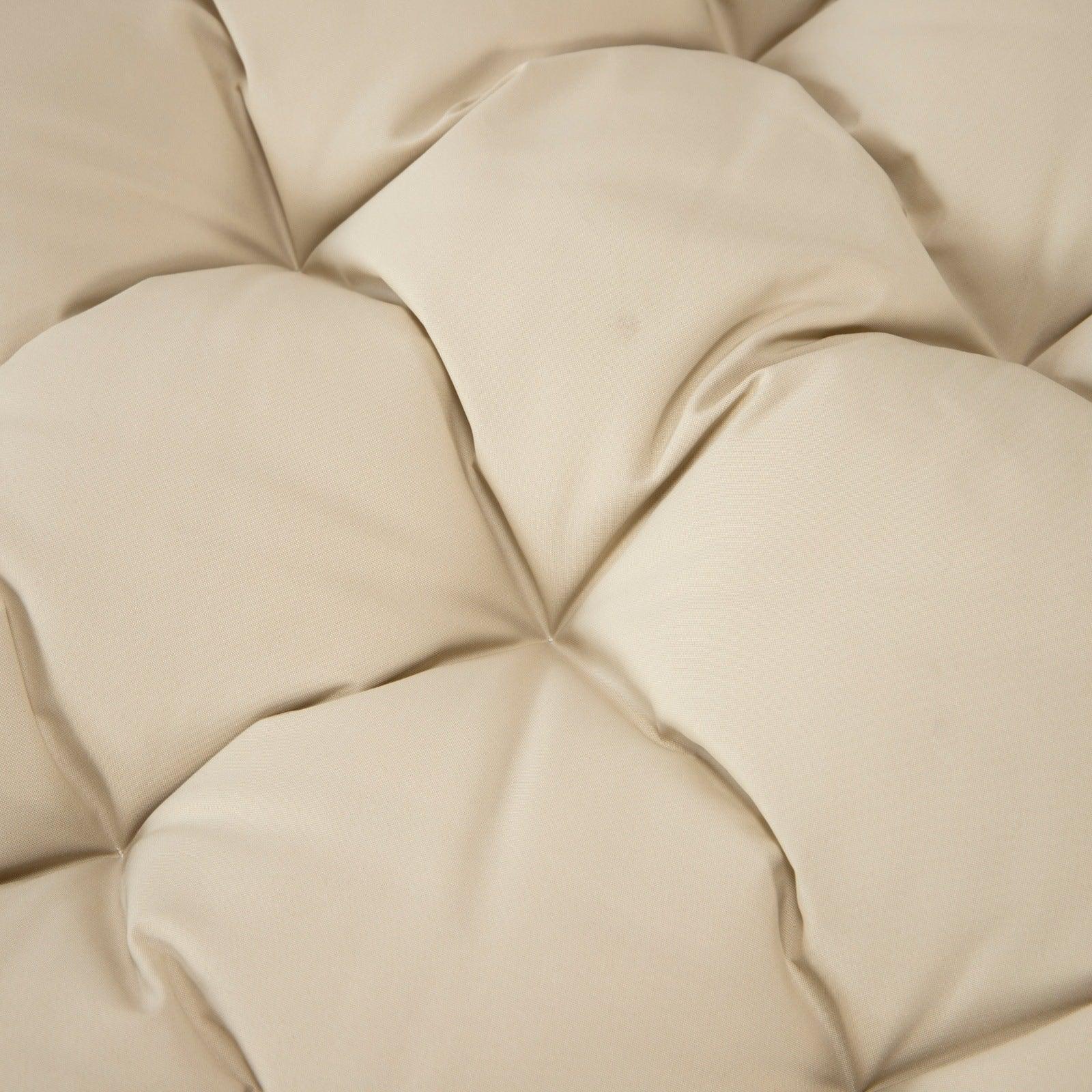 Modern Upholstered 2 Person Hanging Egg Swing Cushion with Headrest - Elax Furniture