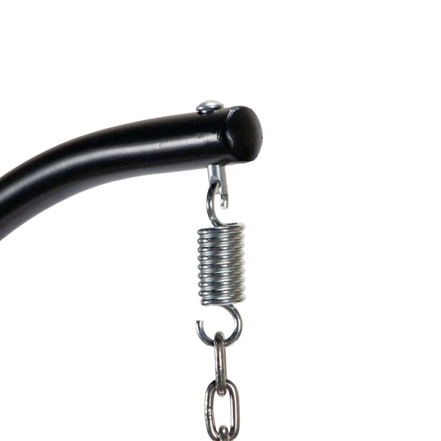 Charcoal Wicker Hanging Single Egg Swing Chair With Cushions - Elax Furniture