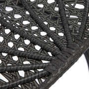 Charcoal Wicker Hanging Single Egg Swing Chair With Cushions - Elax Furniture