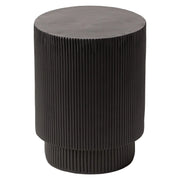 Eden Series Side Table in Fiberstone Round Accent Table for Home, Living Room, Indoor, and Outdoor - Elax Furniture