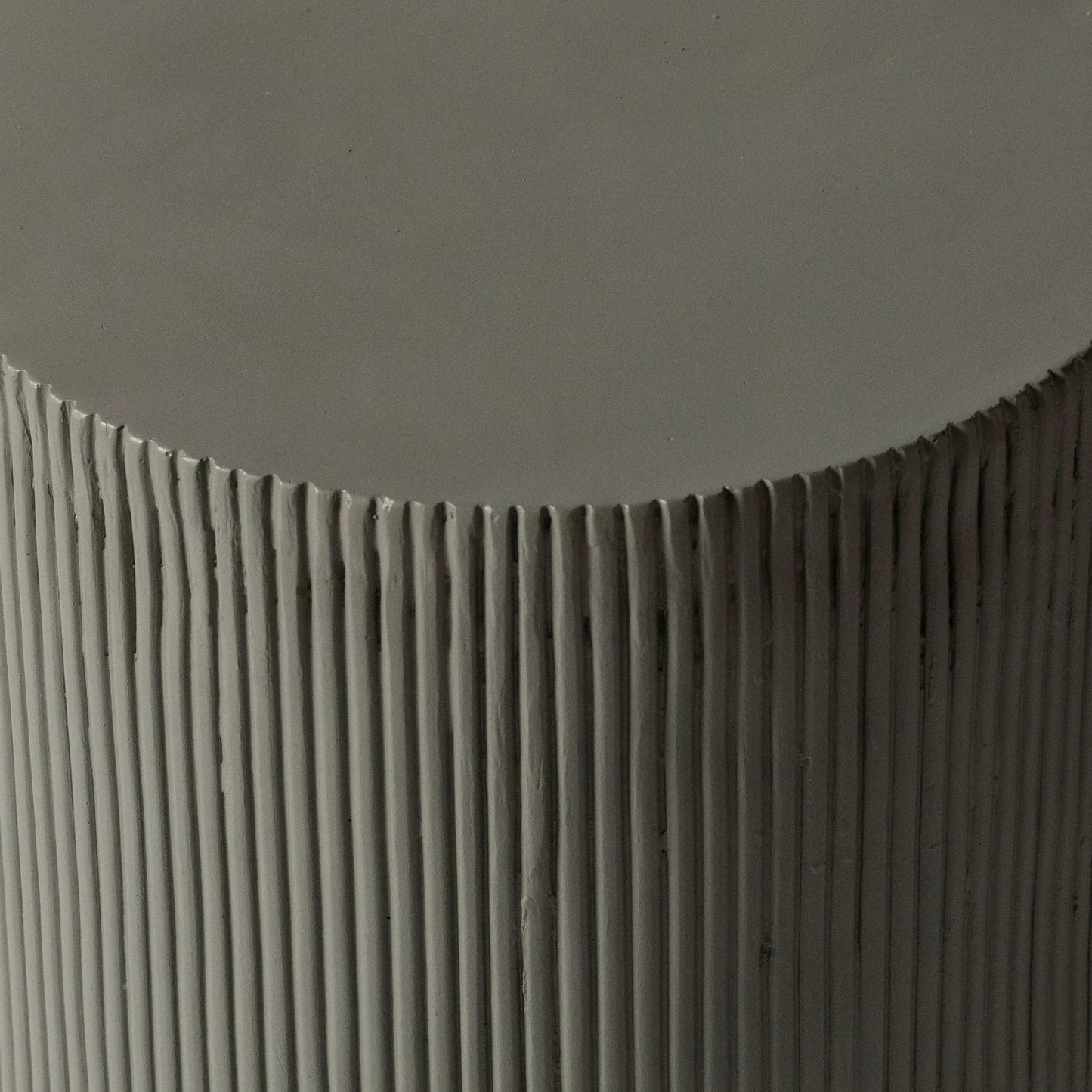 Eden Series Side Table in Fiberstone Round Accent Table for Home, Living Room, Indoor, and Outdoor - Elax Furniture