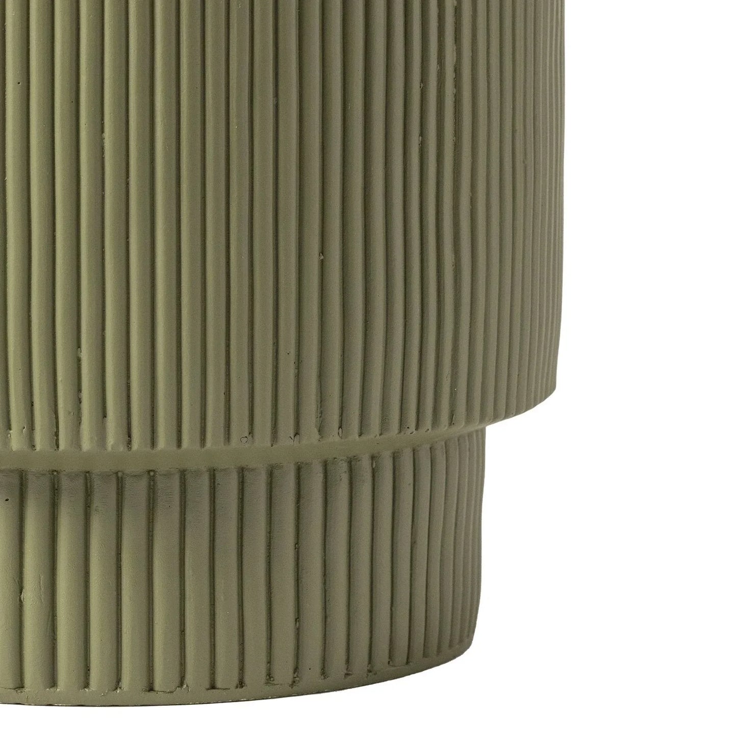 Eden Series Side Table in Fiberstone Round Accent Table for Home, Living Room, Indoor, and Outdoor - Elax Furniture