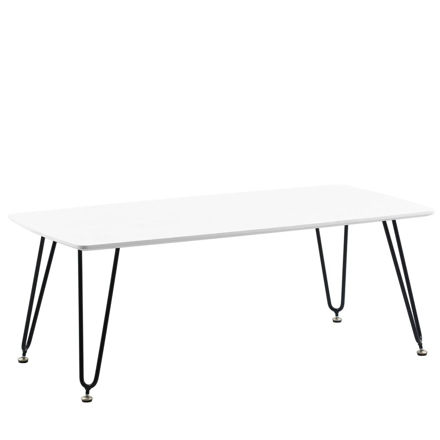 Elmwood Rectangular Coffee Table with Ash Wood Tabletop in Iron - Elax Furniture
