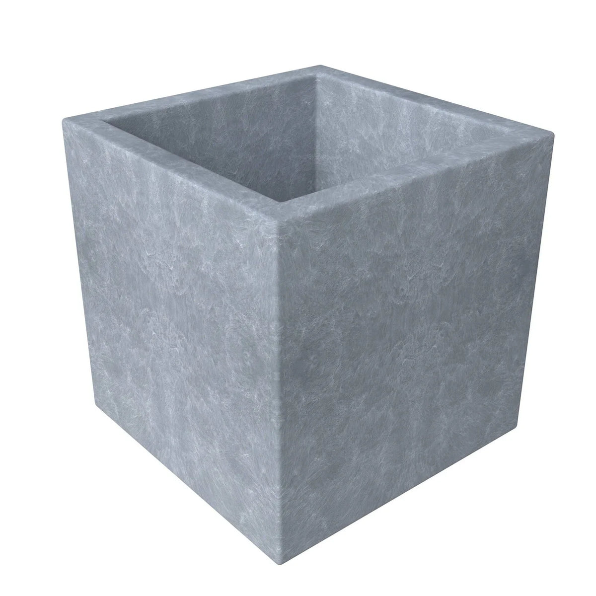 Fern Fiberstone and MGO Clay Mid-Century Modern Square Planter Pot for Indoor and Outdoor - Elax Furniture