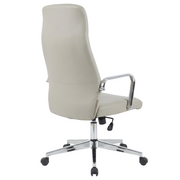 Flux Leather Office Chair Adjustable Height and Tilt with an Iron Frame