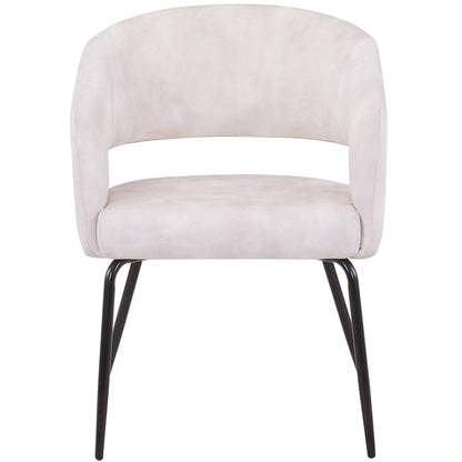 Zayle 7-Piece Dining Set with Rectangular Sintered Stone Dining Table and 6 Velvet Dining Chairs with Iron Base - Elax Furniture