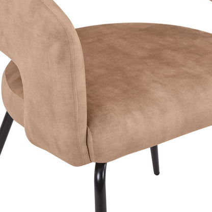 Zayle 7-Piece Dining Set with Rectangular Sintered Stone Dining Table and 6 Velvet Dining Chairs with Iron Base - Elax Furniture