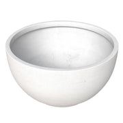 Grove Modern Fiberstone Round Planter Weather Resistant Design Plant Pot - Elax Furniture