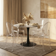 Marion Modern Transparent Acrylic Dining Chair