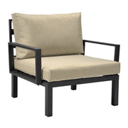 Hamilton 6-Piece Aluminum Patio Conversation Set With Cushions - Elax Furniture