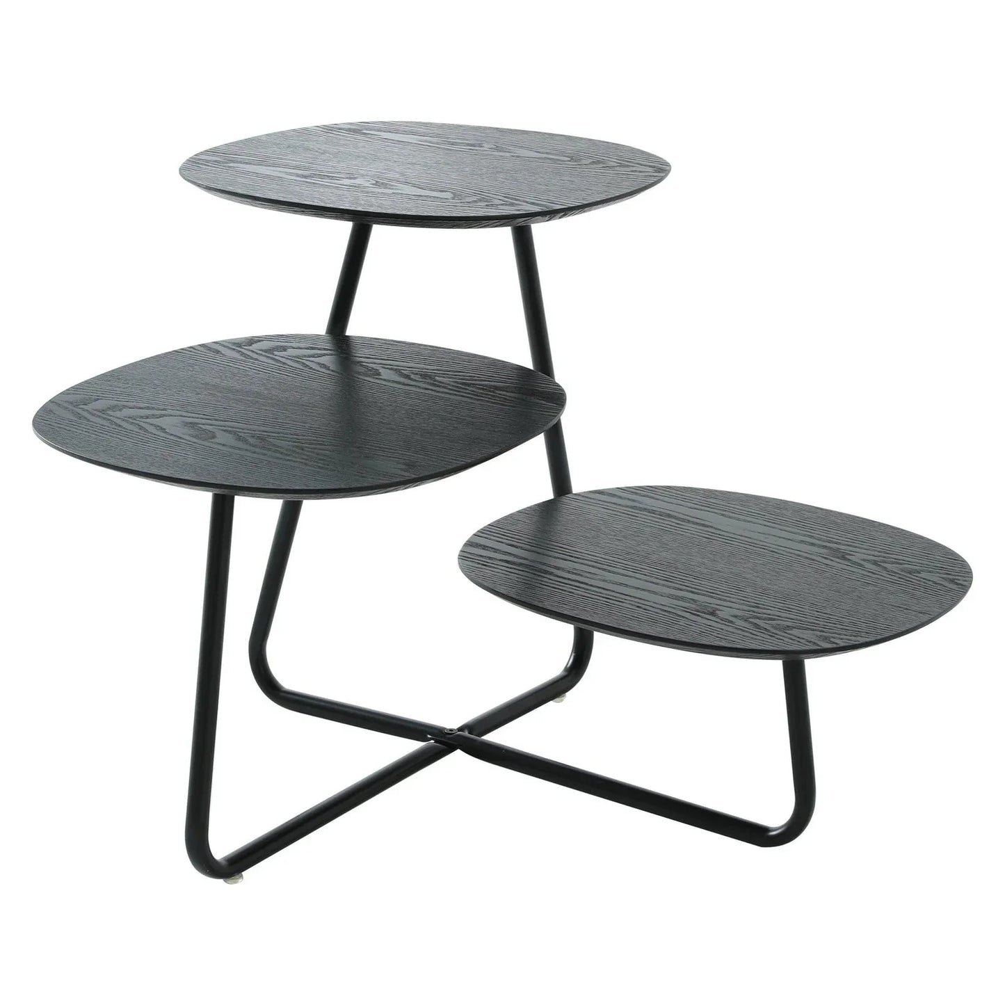 Hazelton Multi-Top End Tables with Manufactured Wood Top and Powder Coated Steel Frame - Elax Furniture