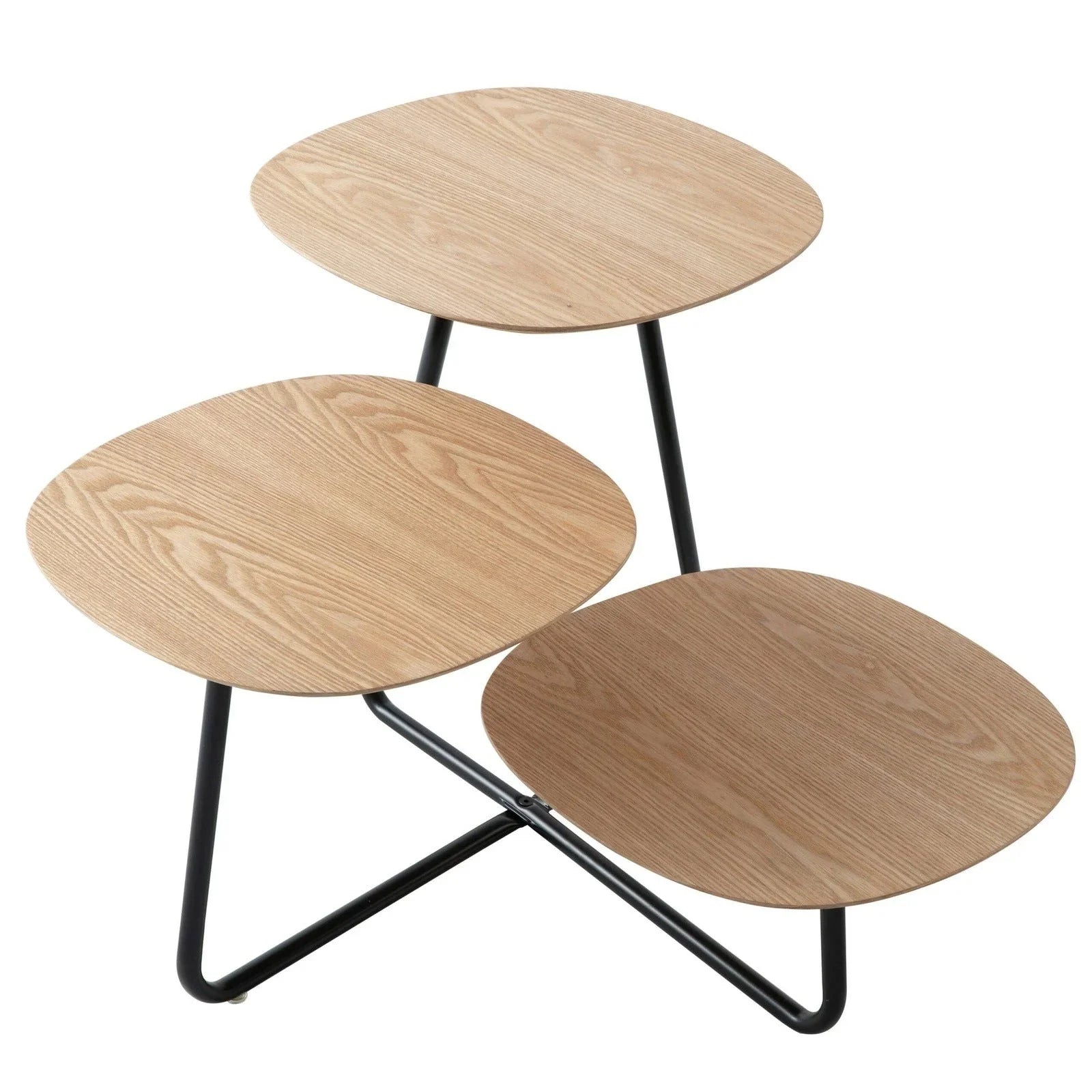 Hazelton Multi-Top End Tables with Manufactured Wood Top and Powder Coated Steel Frame - Elax Furniture